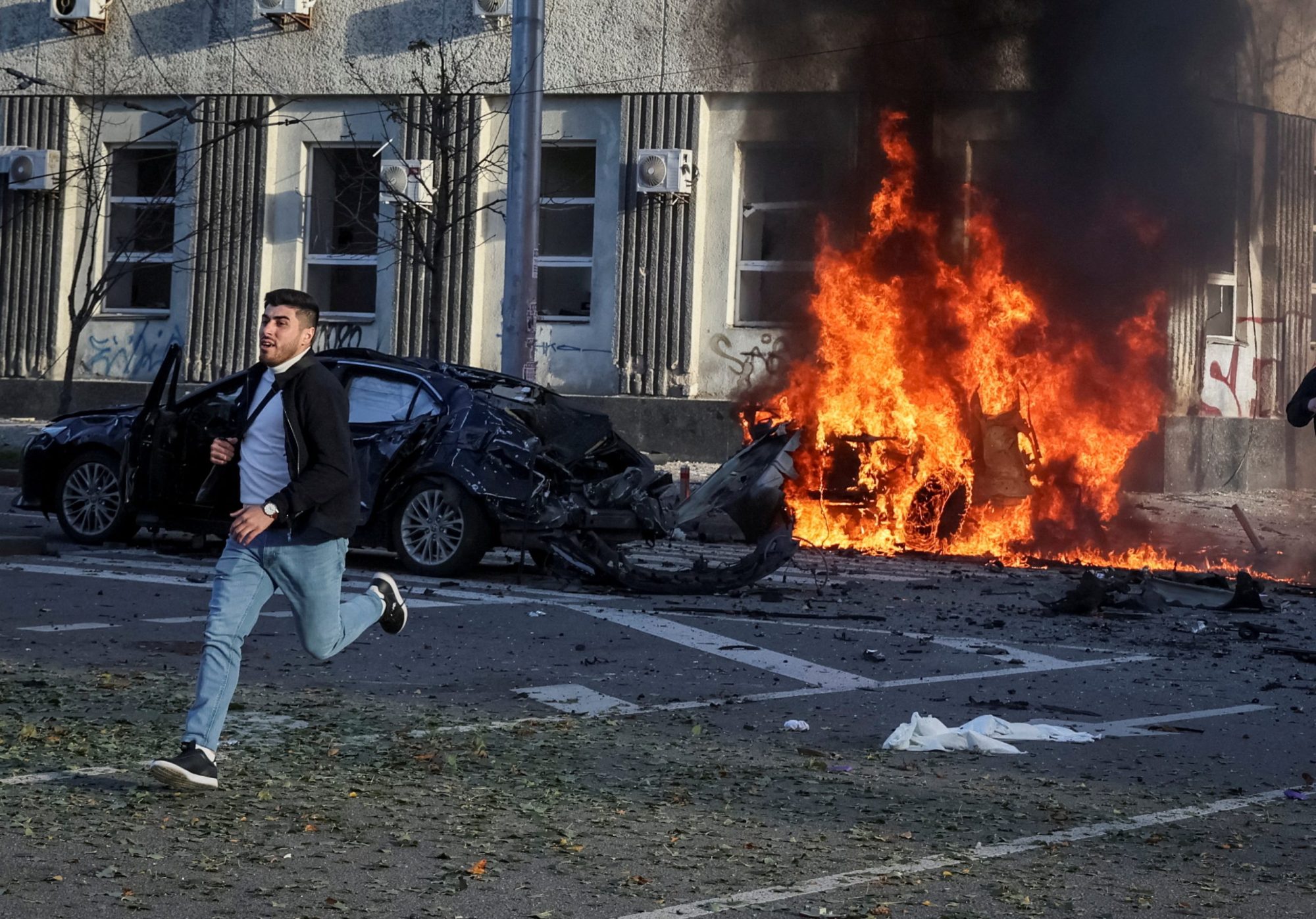 Airstrike in Ukraine