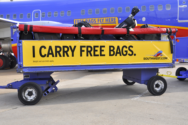 Bags Fly Free Policy in Southwest