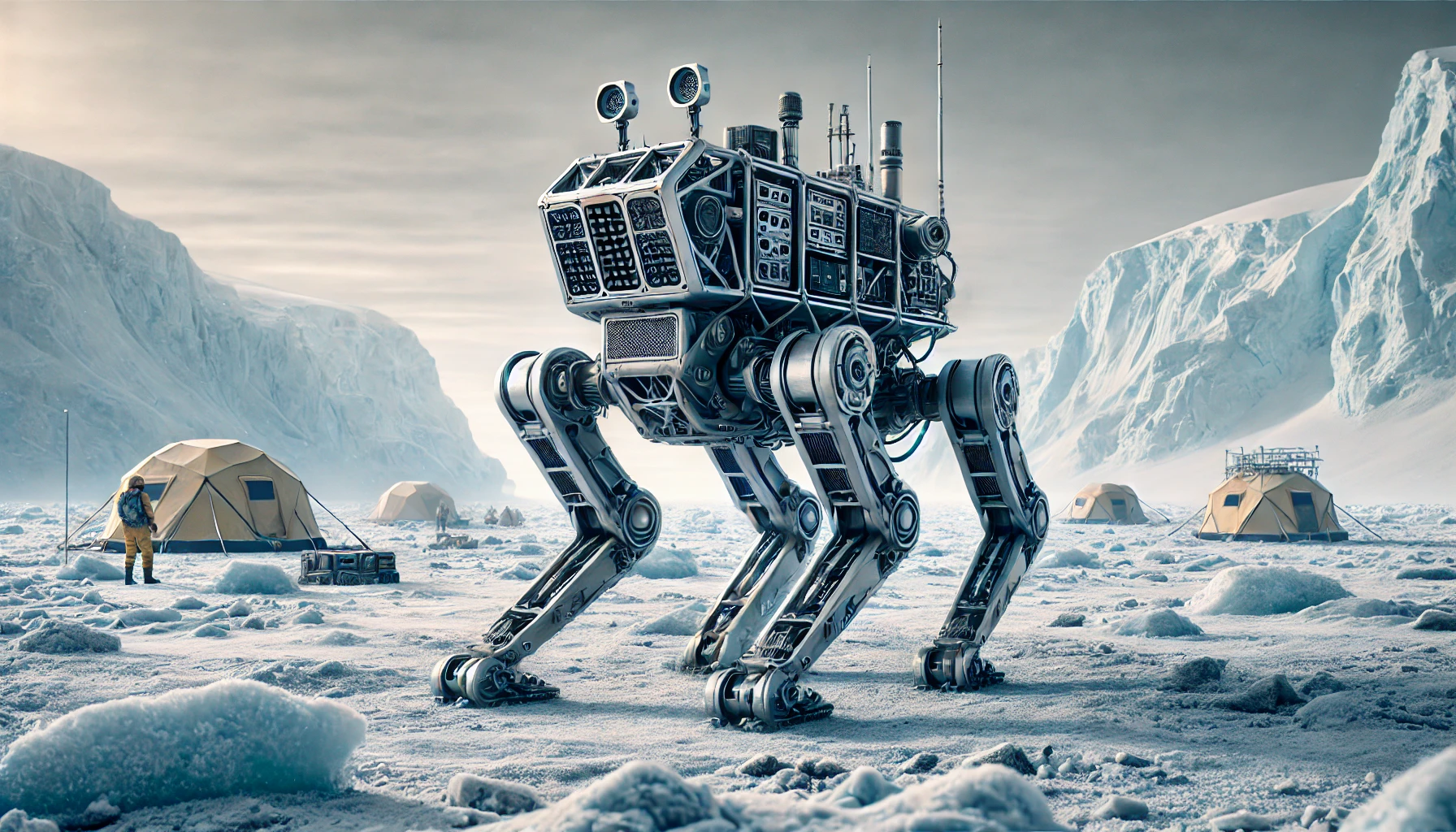 Six-Legged Robot Dog Aces Trials to Support Antarctic Scientific Investigation